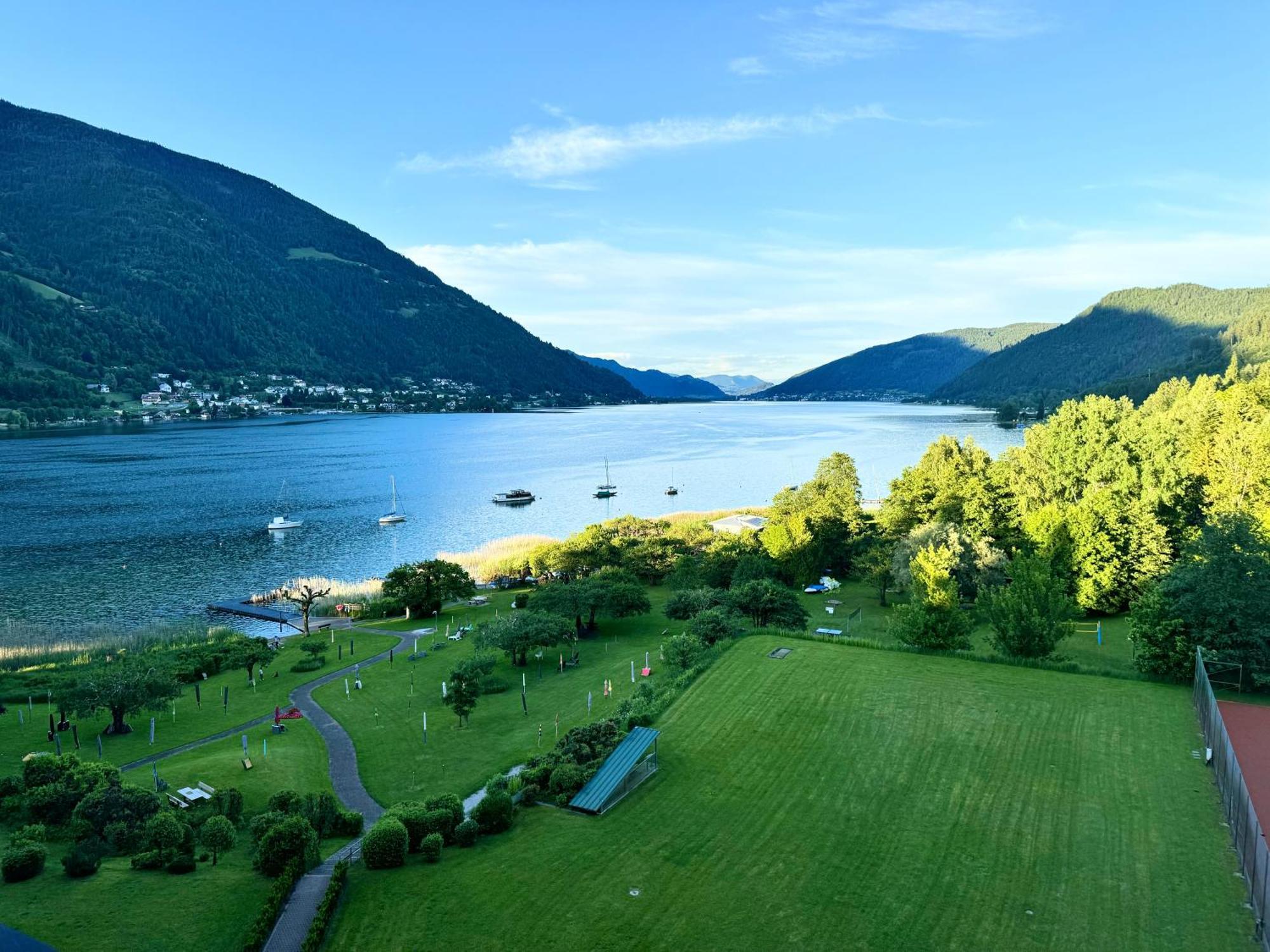 Apartment Am Ossiacher See Mit Seeblick Landskron Dış mekan fotoğraf